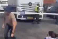 The Israeli occupation is preventing humanitarian aid trucks from reaching the Gaza Strip.