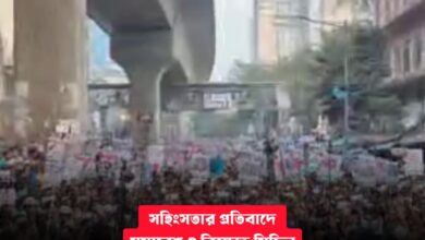 ১১ দলীয় ঐক্যের উদ্যোগে নির্বাচনোত্তর সহিংসতার প্রতিবাদে সমাবেশ ও বিক্ষোভ মিছিল